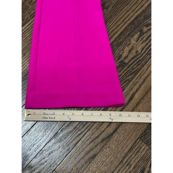 Generation Love Lucca Crepe Pants High Rise Flared Leg Retro Hot Pink Size 4 NEW - Picture 3 of 12